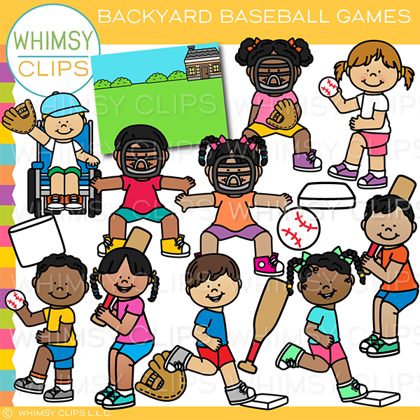 Backyard Baseball Games Clip Art