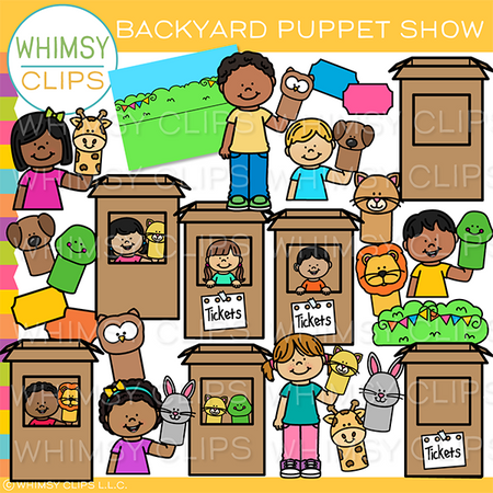 Backyard Puppet Show Clip Art