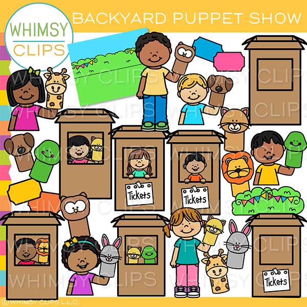 Backyard Puppet Show Clip Art