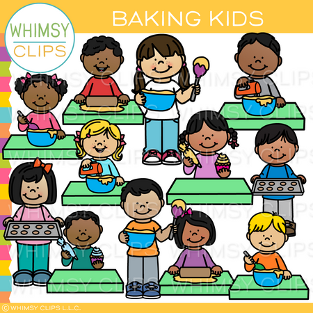Baking Kids Clip Art