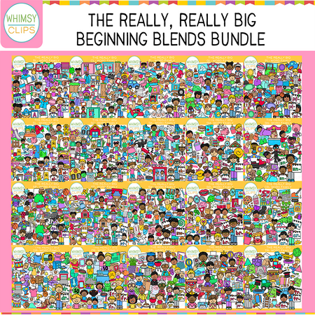 Beginning Blends Clip Art Bundle