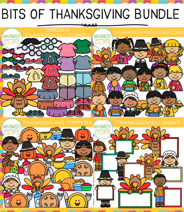 Thanksgiving Clip Art Bundle