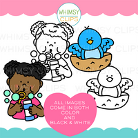 The Really Big BL Beginning Blends Word Family Clip Art