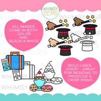 The Really Big TR Beginning Blends Word Family Clip Art