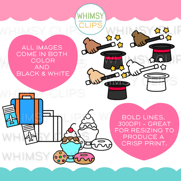 The Really Big TR Beginning Blends Word Family Clip Art