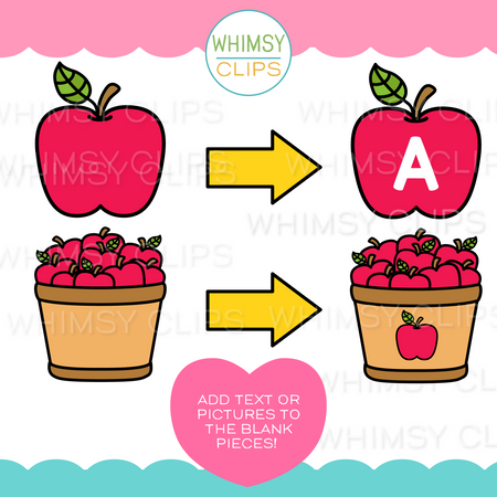 Autumn Apples Clip Art