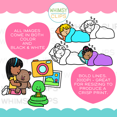 The Really Big SN Beginning Blends Word Family Clip Art