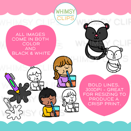 The Really Big NK Final Consonant Ending Blends Clip Art