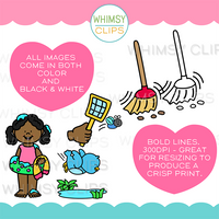 The Really Big SW Beginning Blends Word Family Clip Art