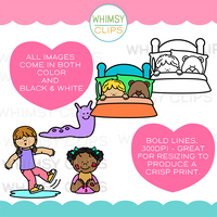 The Really Big SL Beginning Blends Word Family Clip Art