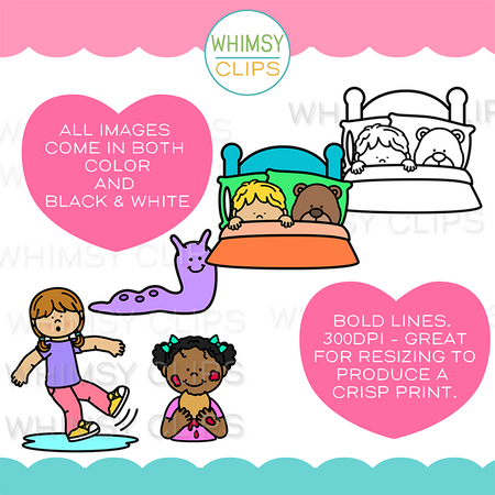 The Really Big SL Beginning Blends Word Family Clip Art