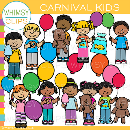 Carnival Kids Clip Art