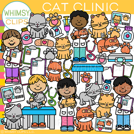Cat Clinic Clip Art