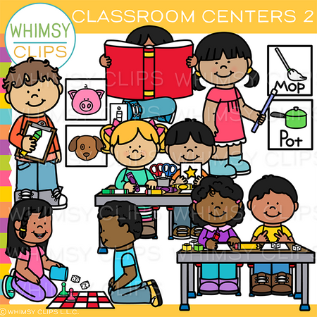 Classroom Centers Clip Art