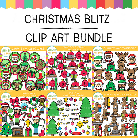 Christmas Blitz Clip Art Bundle