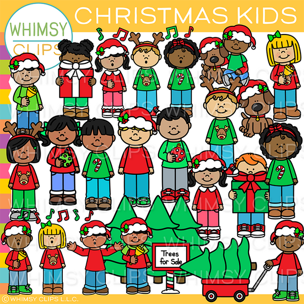 Christmas Kids Clip Art