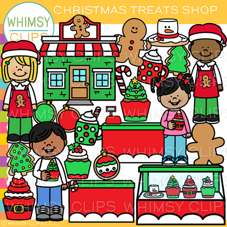 Christmas Treats Shop Clip Art