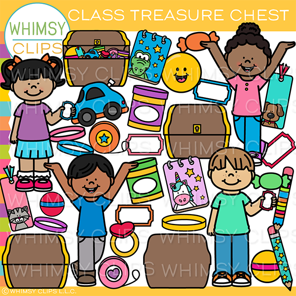 Classroom Treasure Chest Clip Art