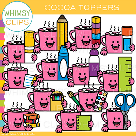 Cocoa Toppers Clip Art