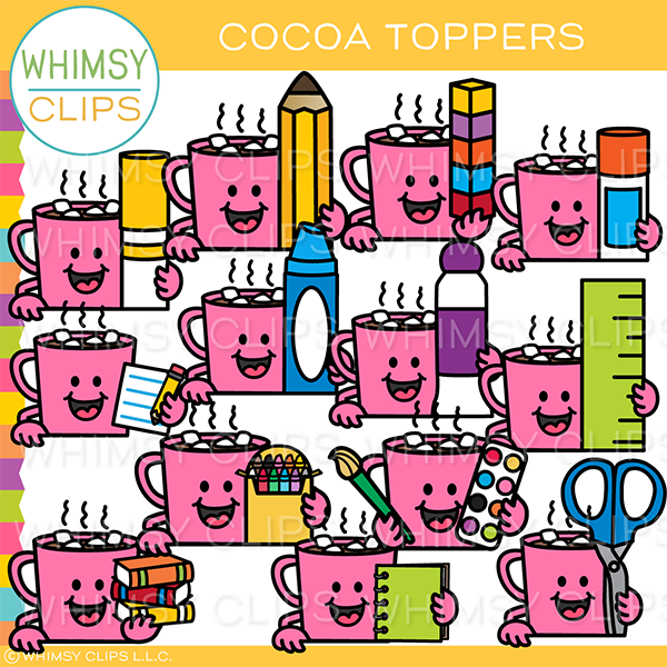 Cocoa Toppers Clip Art