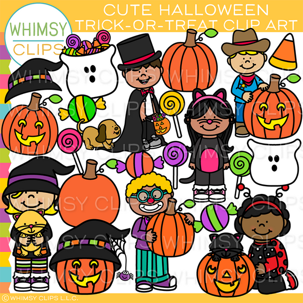 Trick-or-Treat Halloween Clip Art