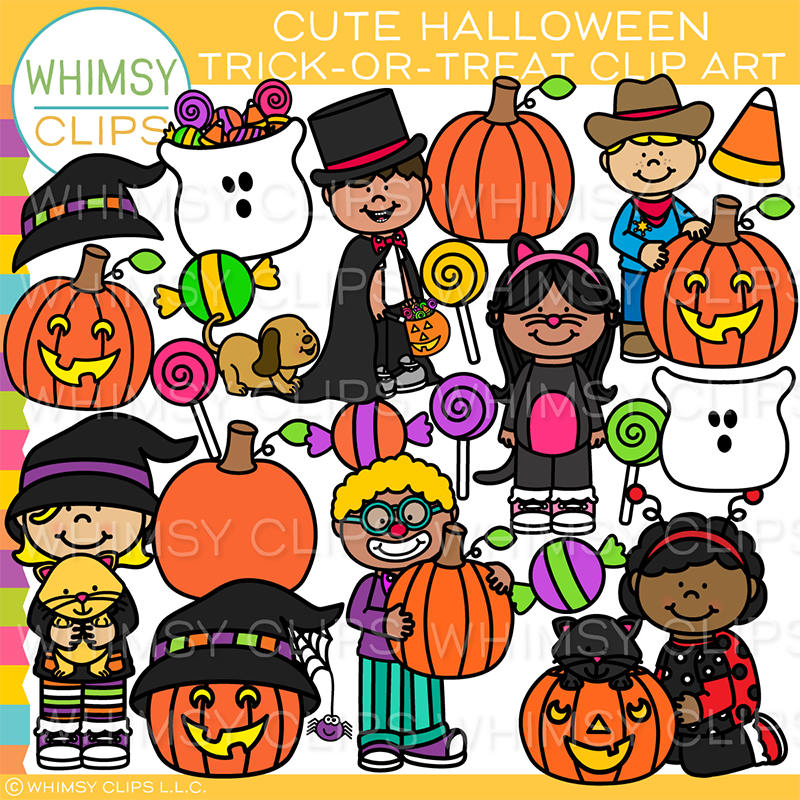 Trick-or-Treat Clip Art – Whimsy Clips