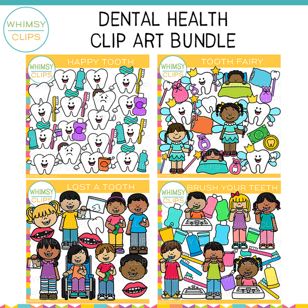 Dental Health Clip Art Bundle