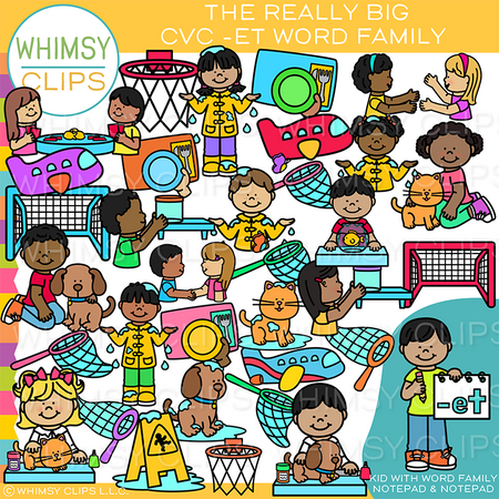 ET Short E CVC Clip Art