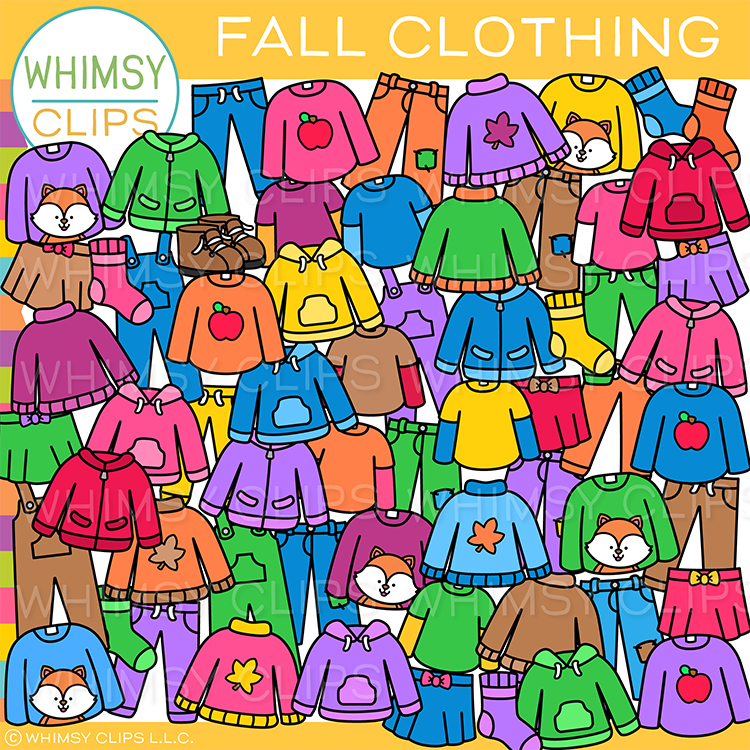 Whimsy Clips Loves Teachers Assorted Fall Clip Art Bundle
