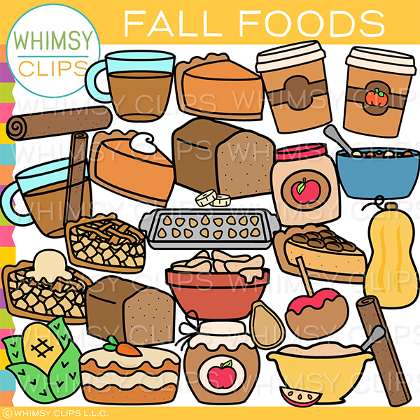 Fall Foods Clip Art