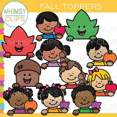 Fall Toppers Clip Art