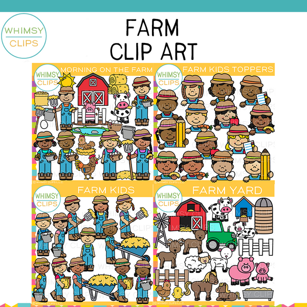 Farm Clip Art Bundle