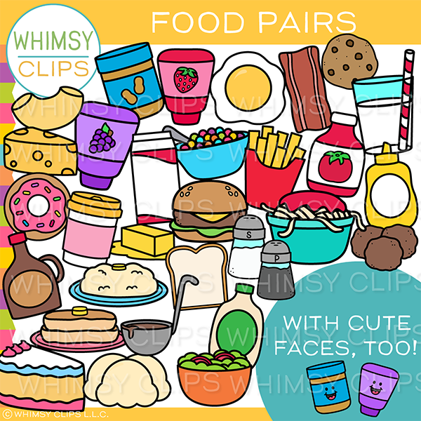 Food Pairs Clip Art