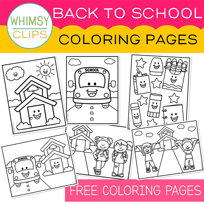 Free Back to School Coloring Pages