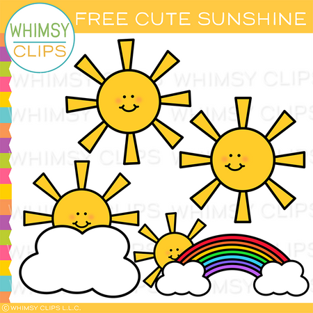Cute Sunshine Clip Art