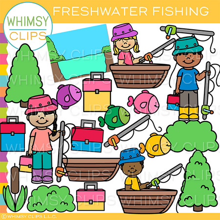 Freshwater Fishing Clip Art
