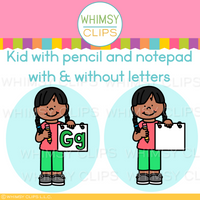 The Really Big Alphabet Letter G Clip Art Set