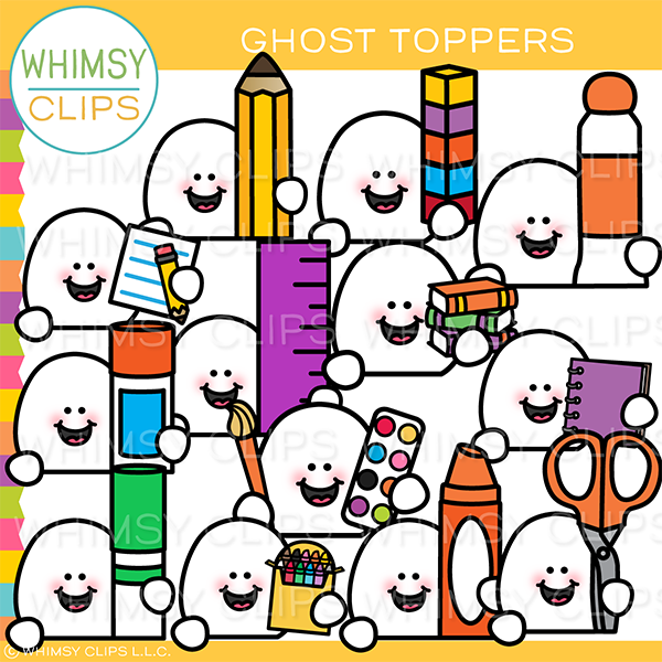 Ghost Topper Clip Art