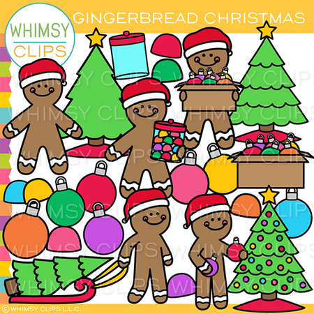 Gingerbread Christmas Clip Art