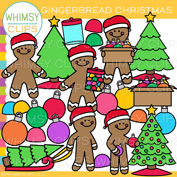 Gingerbread Christmas Clip Art