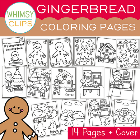 Gingerbread Coloring Pages