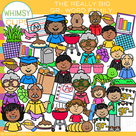 GR Beginning Blends Clip Art