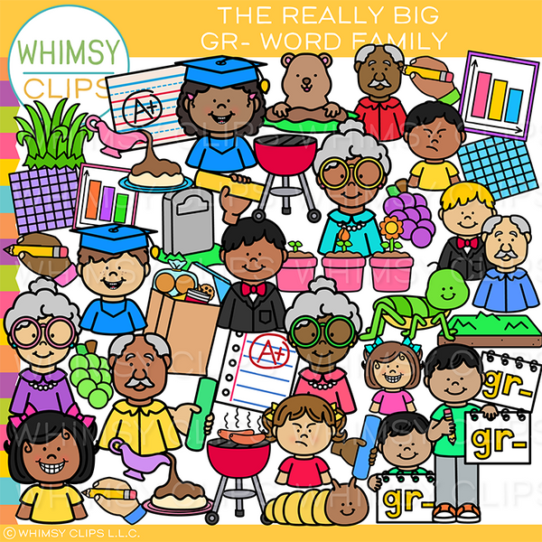 GR Beginning Blends Clip Art