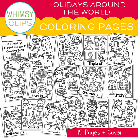 Holidays Around The World Coloring Pages