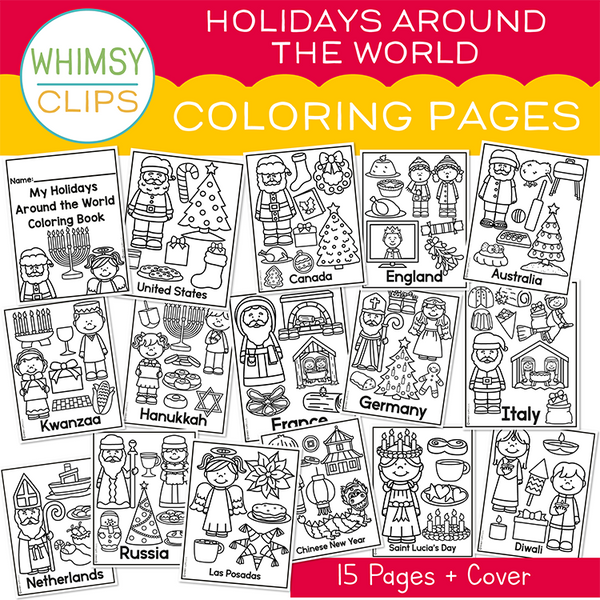 Holidays Around The World Coloring Pages