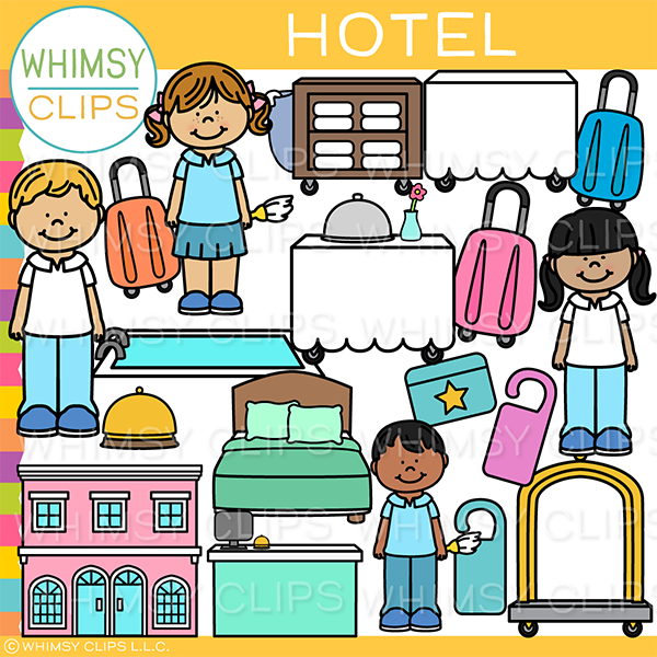 Hotel Vacation Clip Art