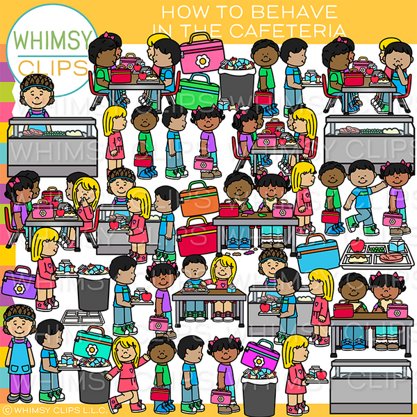 School Lunch Rules Clip Art