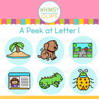 The Really Big Alphabet Letter I Clip Art Set
