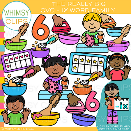 IX Short I CVC Clip Art