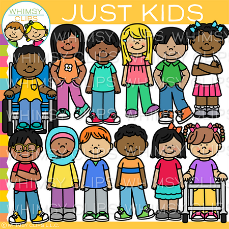Just Kids Clip Art